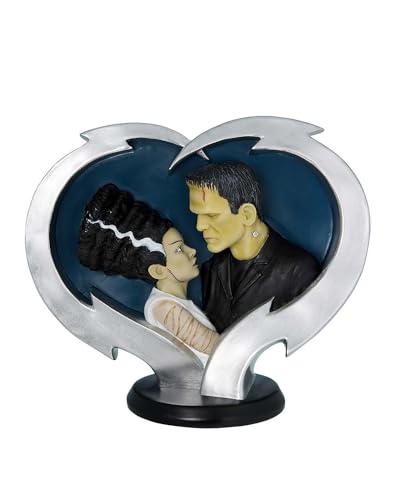 Estatua Electric Love Novia y Frankenstein de Spirit Halloween miniatura 1