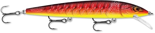 Señuelo Rapala Husky Jerk 12 Redfire Crawdad artificial suspending para lucio y bass