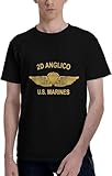 QUYUPENGA 2nd Anglico Men's Short Sleeve T-Shirts Casual Top Tee