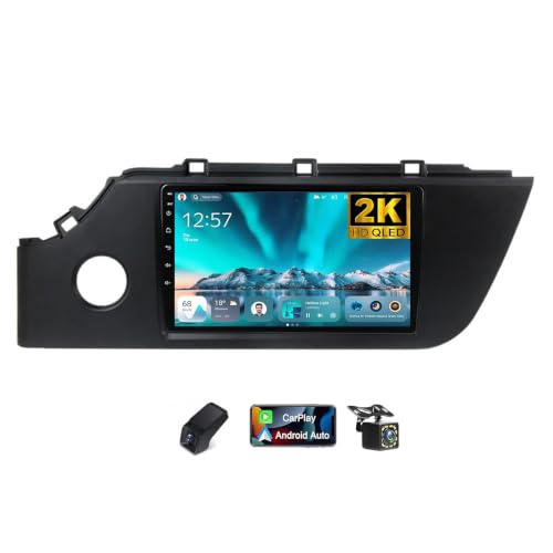 Radio Coche Android 14 con pantalla 2K QLED para conectar tus viajes en Kia Rio 4