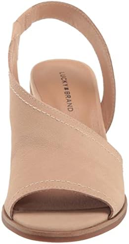 Lucky Brand Women's Xilna High Heel D'Orsay Sandal Heeled, Moonlight, 8.5 | Image 1