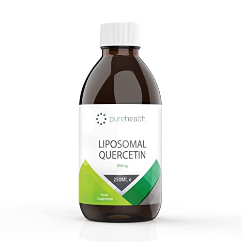 Quercétine liposomée pure - Biodisponibilité maximale - Antioxydant puissant - Ingrédients entièrement naturels - Aucun agent de charge - Complément liquide adapté aux régimes véganes et cétoniques Cover