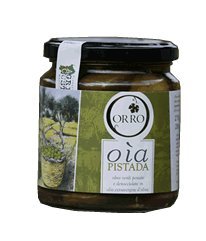 6 vasetti x 275 gr - Vaso di Oia Pistada, Olive denocciolate e pestate, in olio evo - Famiglia Orro