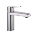 Produktbild Schütte 33810 VITA Waschtischarmatur, chrom, hoher Auslauf, mit Pop Up Ablaufventil, Wasserhahn Bad