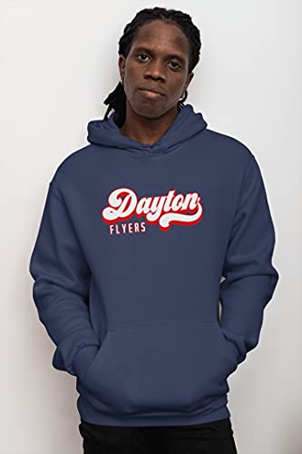 CreateMyTee | University of Dayton Flyers Vintage Hooded Sweatshirt3