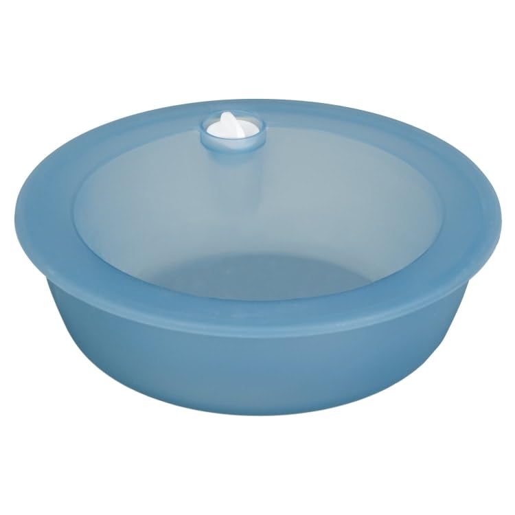Swan Household Set of 2 Cooling Bowls with Non-Slip Base Helps Keep Your Pet Cool, Suitable for Food and Water for Dogs, Puppies, Cats and Kittens