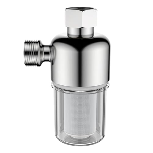Acunny Sistema de filtración de pozos, prefiltro para calentador de agua - Filtro de ducha para calentador de agua,Sin filtro versátil de calentador de agua de acero inoxidable de fugas para grifos de