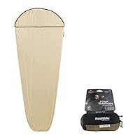 【新品未使用】NATUREHIKE スリーピングバッグ ベージュ Amazon | Naturehike インナーシーツ シュラフ トラベルシーツ