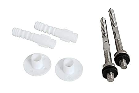 Stainless Steel Rack Bolt Pair with Nut & Screw | 10 mm Wash Basin Fixing Hardware | Rust-Resistant, Suitable For all Wall hung Basin Rack Bolt for Wash Basin-picture-24