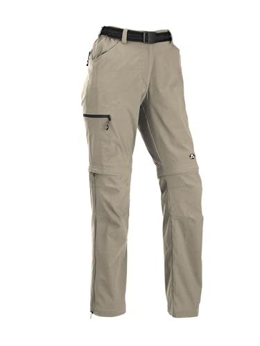 Pantalon de randonnée Maul Montreal T-Zipp Off ela Sand grand confort