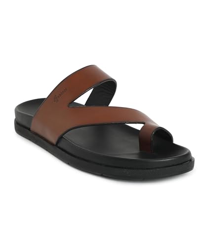 Image of Gabicci Men's Bat Mobile 2.0 Toe Loop Casual Sandals - Slip-On Open Toe Flats with Cushioned Footbed (Size 40-45)