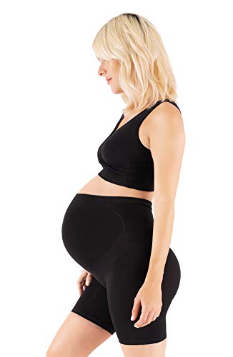 Preisvergleich Produktbild Belly Bandit Oberschenkelformer, Schwangerschafts-Formkleidung, Kompressionsunterstützung, Unterbekleidung - Schwarz Mittel