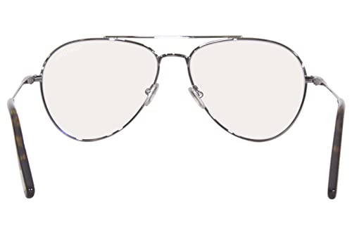 Image of Tom Ford TF5800B Blue Block Eyeglasses 008 Gunmetal /Havana 56mm FT5800