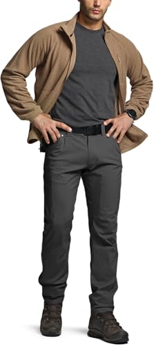 Image of CQR Men's Full-Zip Tactical Jacket, Soft Warm Military Winter Fleece Jackets, Outdoor Coats with Zipper Pockets