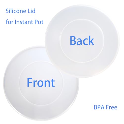 Image of Silicone Lid for Instant Pot 8QT (10.23IN), Premium Silicone Cover Accessories Fits Instant Pot 8 Quart, Reusable Lid Replacement for Instantpot Inner Pot, Bowl and Microwave Cover for Food