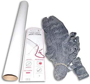 Replacement Part For Fit All Central Hose Sock W/Tube & Zip Tie Vac Vacuum Cleaner 40Ft Grey # compare to part VS-KTSCG-40
