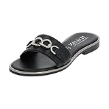 ITALIAN Shoemakers Monik Women's Sandals (Black, US Footwear Size System, Adult, Women, Numeric, Medium, 8)
