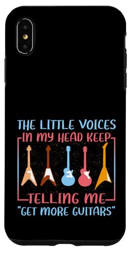 �~���[�W�V�����̃��[���A Little Voices Tell Me Get More Guitars �X�}�z�P�[�X iPhone XS Max �p