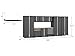 NewAge Products Pro Series Platinum 10 Piece Set, Garage Cabinets, 54513