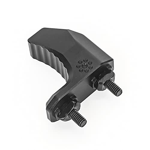 SBGJMY Mini Tactical Mlok Keymod hand stop Aluminum Front Grip for Keymod and Mlok Handguard System, Black - Image 3
