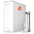 Reverse Osmosis Water Filter, MIZUDO 800GPD Instant Hot Water Dispenser, 3:1 Pure to Drain, 9-Stage Under Sink Tankless RO Filtration System, 3 Year RO Life, Hot&Cold Water Smart Faucet, Reduce TDS