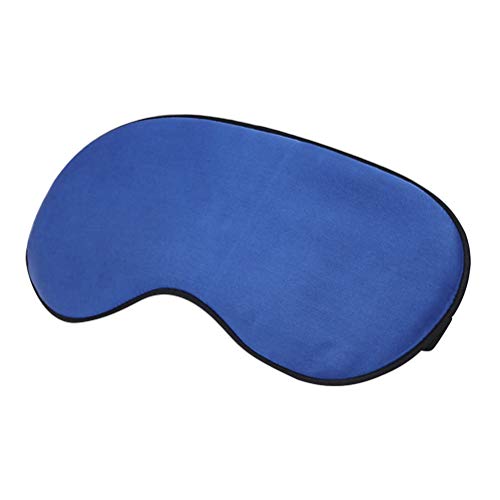 Lurrose 3D Máscara para dormir de seda para olhos ventilada com tira ajustável para homens e mulhere