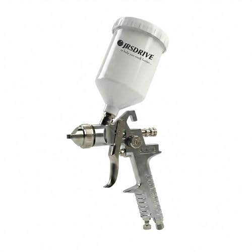 EASTMAN Pneumatic Paint Spray Gun (EPSG-827A) - Professional Gravity Feed Sprayer with 600ml Cup | 3-4 Bar Operating Pressure | Ideal for Automotive, Furniture & Metal Painting | 1/4 Inch Air Inlet