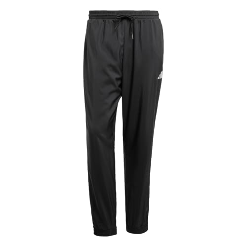 adidas M STANFRD E PT Pantalones, Negro y Blanco, L para Hombre