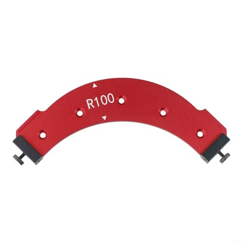 Herramienta de redondeo de esquina interior y exterior para carpintería hecha de aleación de aluminio resistente, opciones de varios tamaños (R150)