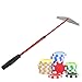 Libaroud Roulette Chip Rake, Telescopic Poker Chip Rake, Poker Chip Collector, Acrylic Win Marker Chip Push Chips Harrow Collector for Roulette Wheel Table Game