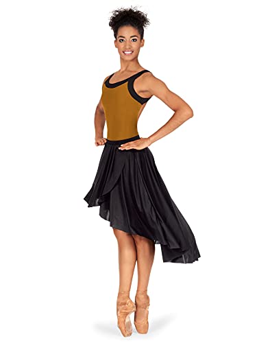 Natalie Dancewear Womens High-Low Pull-On Skirt