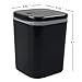 Bringer 2 L Desktop Garbage Can, 0.5 Gallon Plastic Tiny Waste Can with Lid, Black