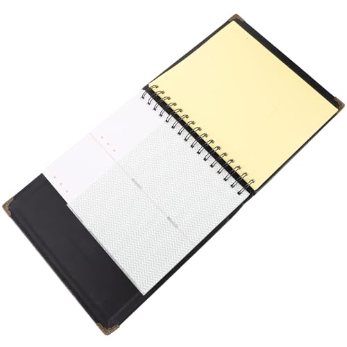 SHERCHPRY Álbum de Entradas Negro para Coleccionistas Organizador Multifuncional de Boletos de Cine Conciertos y Viajes Hojas Transparentes para Almacenamiento Seguro y Ordenado