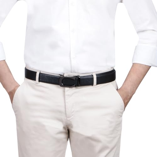 Image of Labnoft Men's PU Leather Auto-lock Belt