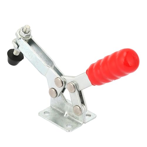 ACOGEDO 1 Uds. Herramienta Manual de Abrazadera de Palanca Horizontal de Accesorio Vertical de Acero Al Carbono 2 Abrazadera Horizontal GalvanizadaAbrazadera de Accesorio VerticalAcero Al Carbono