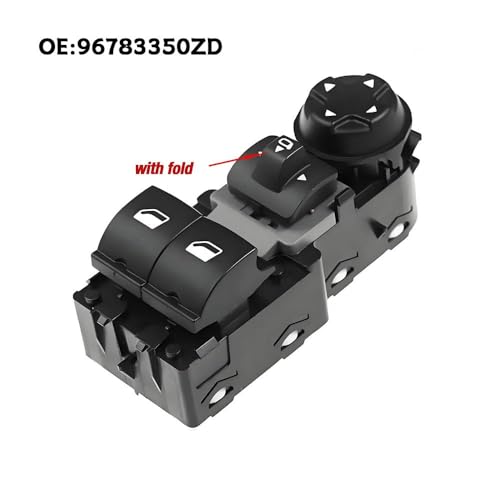 Bouton de commande lève-vitre rabattement pour rouler sereinement en Citroën Dispatch - 7