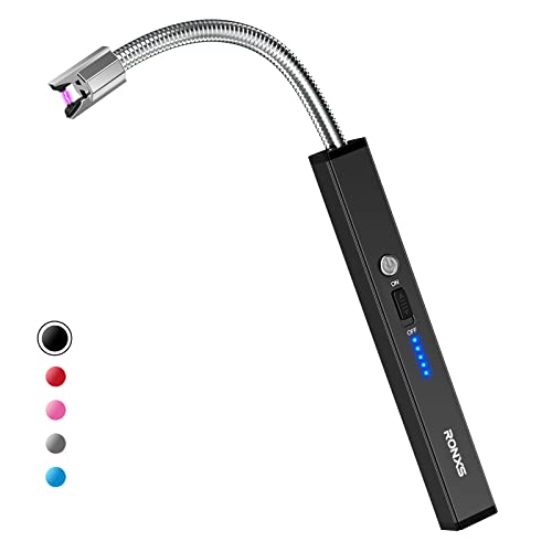 RONXS Lichtbogen Feuerzeug, Stabfeuerzeug mit Sicherheitsschloss...