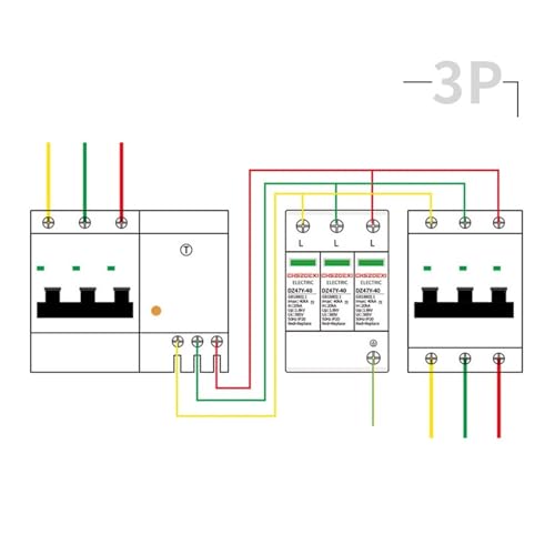 Armoire électrique 380V sécurisée grâce au parafoudre triphasé