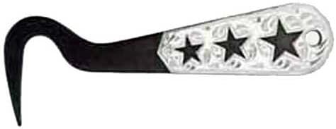 Intrepid International Silver Three Star Overlay Hoof Pick