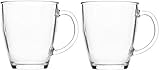 Fuerte y duradero: las tazas de café de cristal están hechas de vidrio endurecido de alta calidad para una sensación premium. Las tazas de café están diseñadas exclusivamente para bebidas calientes. Son fáciles de limpiar y aptos para lavavajillas y microondas.