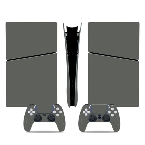 Peau pour PS5 Slim autocollant vinyle anti-rayures pour résoudre les traces de doigts et l'usure