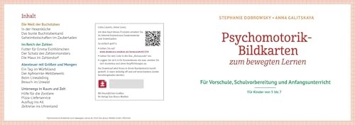 Psychomotorik-Bildkarten zum bewegten Lernen: Für Vorschule, Schulvorbereitung und Anfangsunterricht