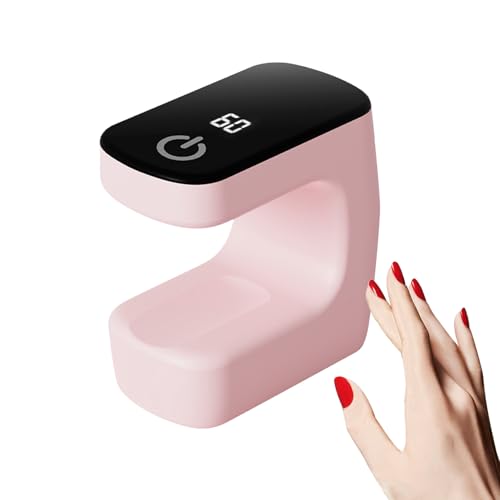 Mini lámpara de uñas – esmalte de uñas de gel ABS | Lämpe temporizador USB de 2,36 pulgadas con curado rápido 30 S 60 S | La Lämpe LED UV compacta seca rápidamente el esmalte de gel, ideal para