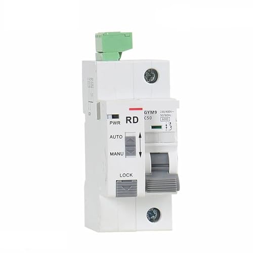 Disyuntor de reinicio automático 1P 63A interruptor magneto térmico carril DIN
