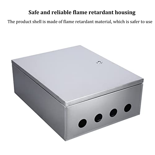 XBTGS Caja de medidor eléctrico, Caja de Conexiones eléctricas de Acero Inoxidable IP65, Carcasas para Sistemas de energía Solar fotovoltaica para Piscinas, Varios ta,600 * 400 * 200mm