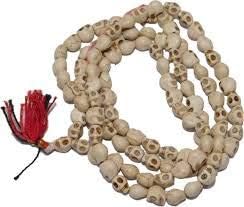 Natural Goddess Kali Mund Mala Necklace Skeleton Necklace Maha Kali Skull Mala 108 + 1 Beads