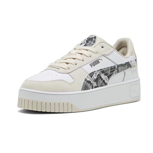 PUMA Womens Carina Street Lace Up Sneakers Shoes Casual - White - Size 7 M2
