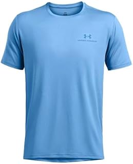 تيشرت تدريب تيك للرجال اندر ارمور، ايثر بلو، ميديوم