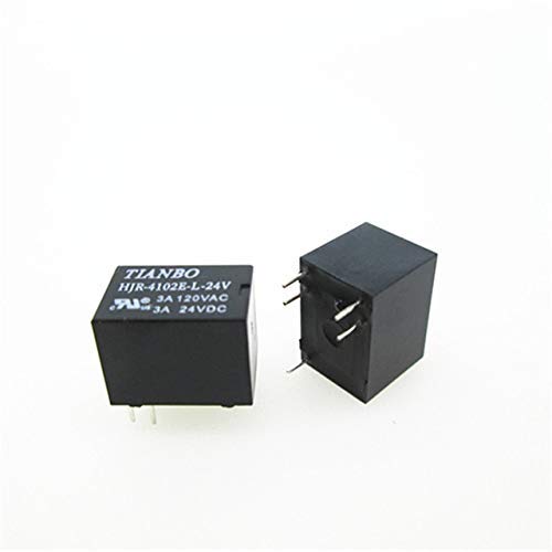 3NH® 5V Relay Hjr-4102E-L-05V Hjr-4102E-L-5Vdc Hjr4102El05V 5V 5Vdc Dc5V 3A 120Vac 5Pin 10Pcs