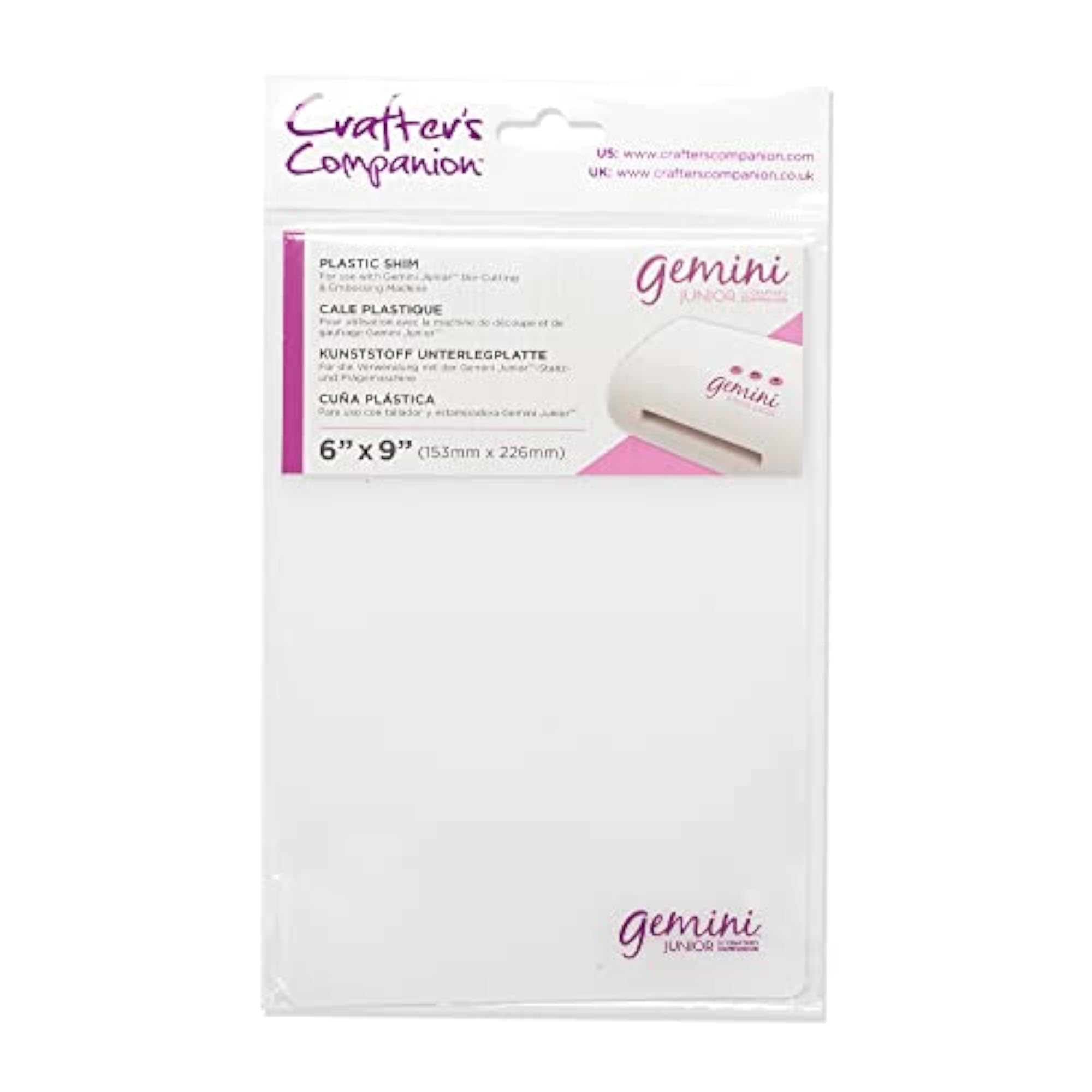 Crafter's Companion Jr. Plastic Shim for Die Cutting